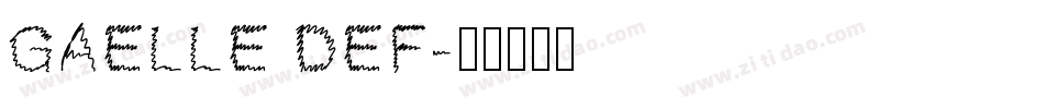 Gaelle DEF字体转换